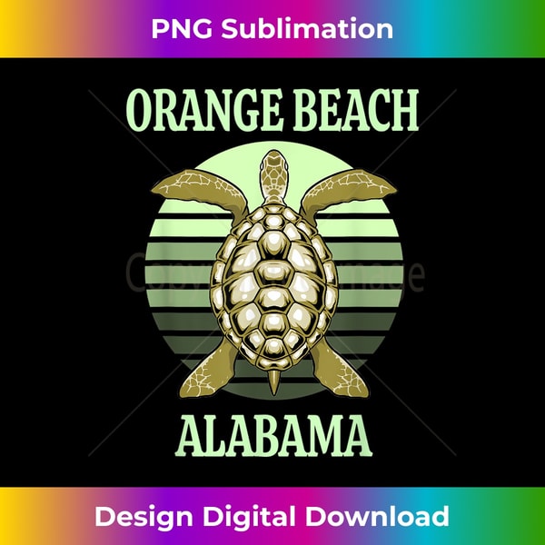 Orange Beach Alabama Sea Turtle 1 - Exclusive Sublimation Digital File
