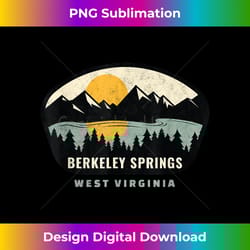 berkeley springs west virginia, wv vacation souvenir - elegant sublimation png download