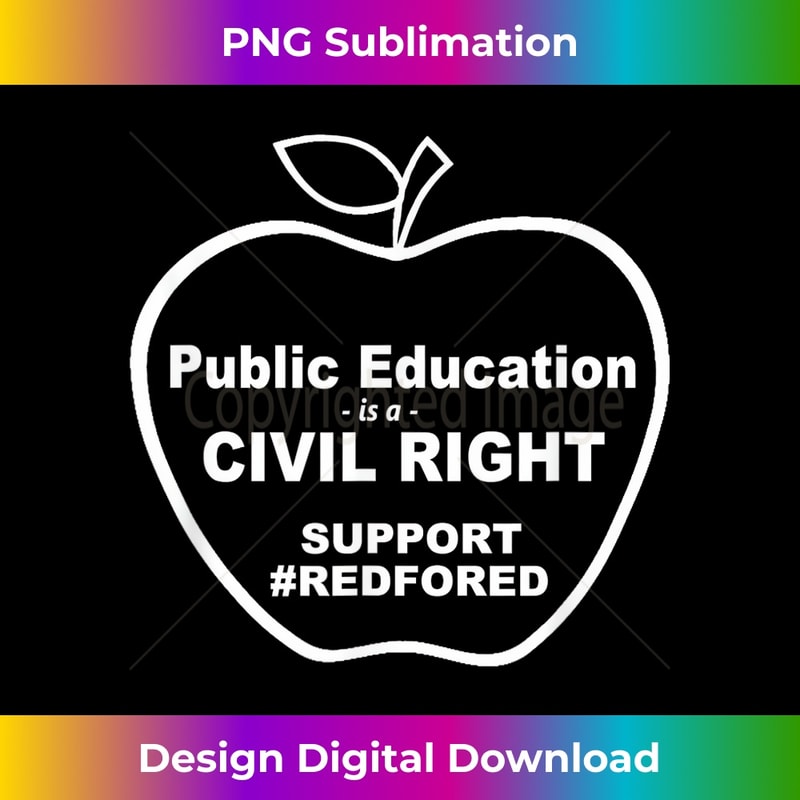 Support Red For Ed Apple T-Shirt Teacher Student #RedForEd - Artistic Sublimation Digital File