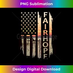 fairhope alabama summer sunset american flag patriotic - high-resolution png sublimation file