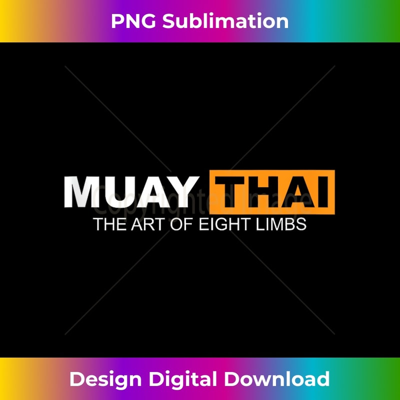 Muay Thai Boxing Kickboxing MMA Tank Top 1 - PNG Transparent Sublimation File