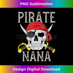 pirate nana jolly roger flag skull family pirates 1 - png sublimation digital download
