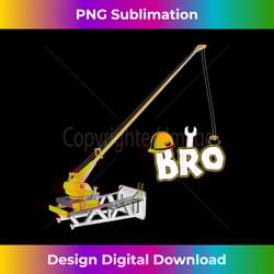 funny construction worker bro brother birthday crew party - png sublimation digital download