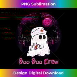 boo boo crew nurse halloween for nurses rn ghost - modern sublimation png file