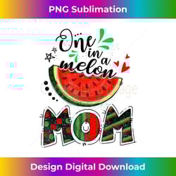 one in a melon mom watermelon lover family matching summer - premium sublimation digital download