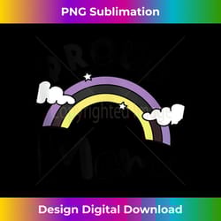 non binary pride proud mom wife rainbow lgbt nonbinary flag 2 - png transparent sublimation file