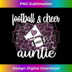 proud football & cheerleading cheer aunt 2 - elegant sublimation png download