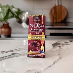 Organic Sea Moss Honey with Lavender - 16 oz