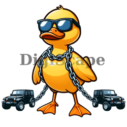 jeeps and ducks - 4 wall decor design printable png t-shirts mug