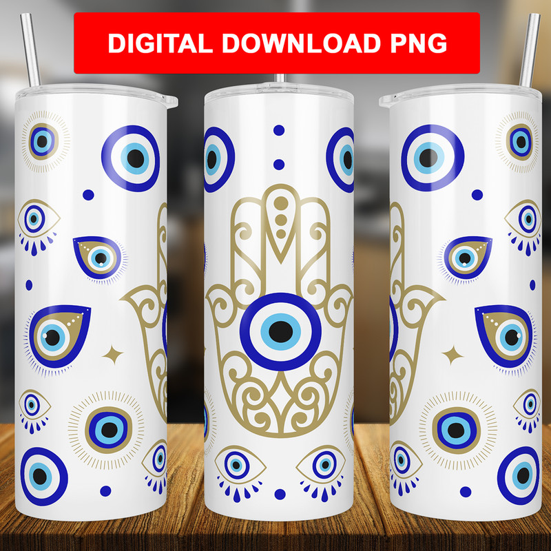 Sparkle Blue Evil Eye Tumbler Wrap Design_1200.png