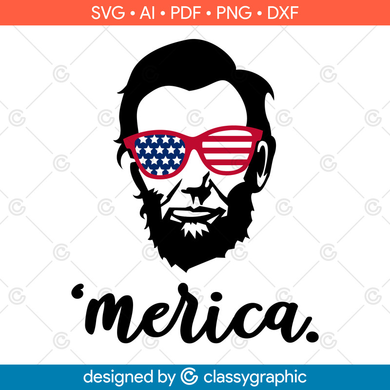 President Abraham Lincoln Merica 4th of July-IU.png