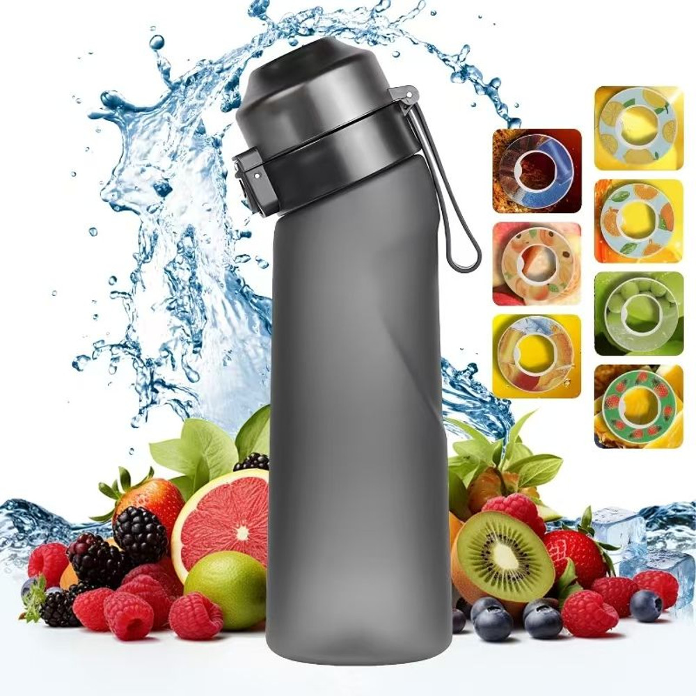 FruitInfused Water Bottle LeakProof BPAFree Sports Cup With Straw Handle Ideal For Gym Outdoor 0