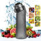 FruitInfused Water Bottle LeakProof BPAFree Sports Cup With Straw Handle Ideal For Gym Outdoor 0