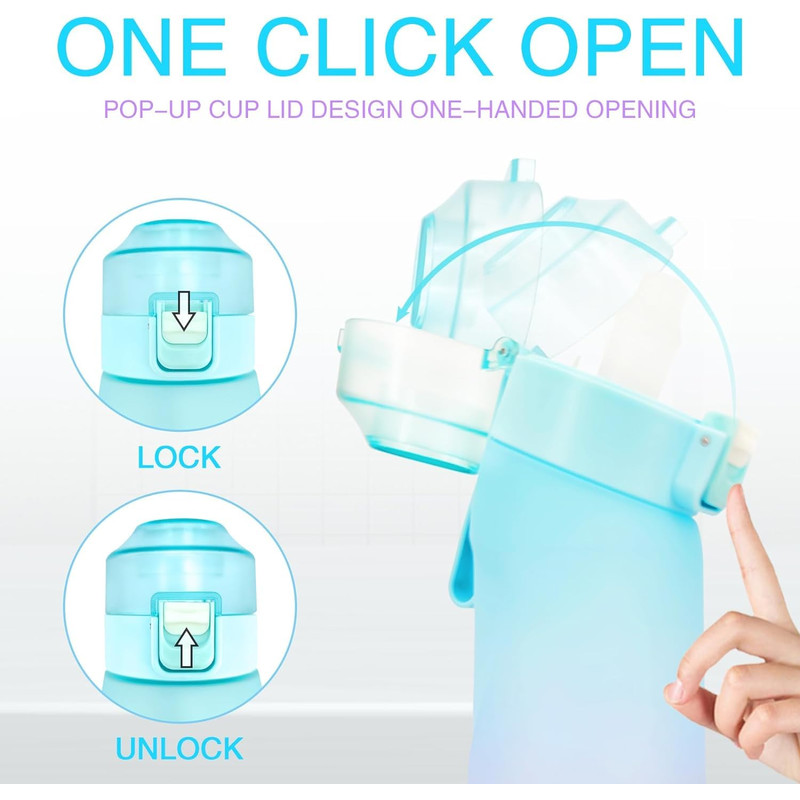 FruitInfused Water Bottle LeakProof BPAFree Sports Cup With Straw Handle Ideal For Gym Outdoor 4