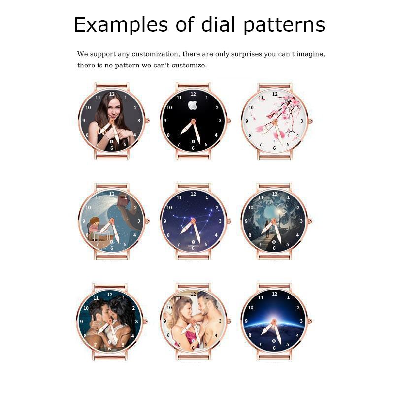 Custom Photo Watch Personalized Picture Watch Fashionable Stainless Steel Quartz Watch Commemorati 3