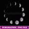 Luna Moon Phases T Mens & Womens sizes - Signature Sublimation PNG File