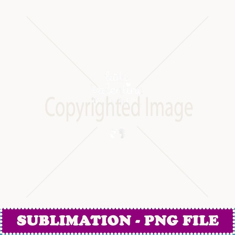 Little Valentine In The Making Valentines Day Pregnancy - Premium PNG Sublimation File