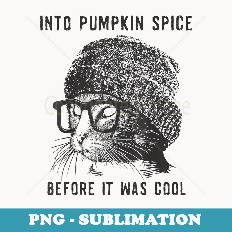 Thanksgiving Cat Pumpkin Spice T for Men or - Professional Sublimation Digital Download