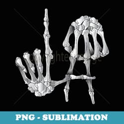 los angeles la hand sign funny skeleton halloween costume - digital sublimation download file