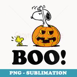 peanuts halloween snoopy woodstock boo - decorative sublimation png file