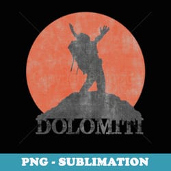 dolomiti classic hiking - modern sublimation png file