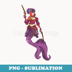 pirate mermaid magical halloween costume - instant png sublimation download