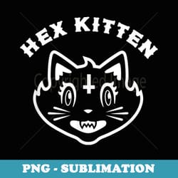 hex kitten - instant png sublimation download