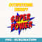 Occupational Therapy Teacher Superhero Superpower Comic Book - Decorative Sublimation PNG File