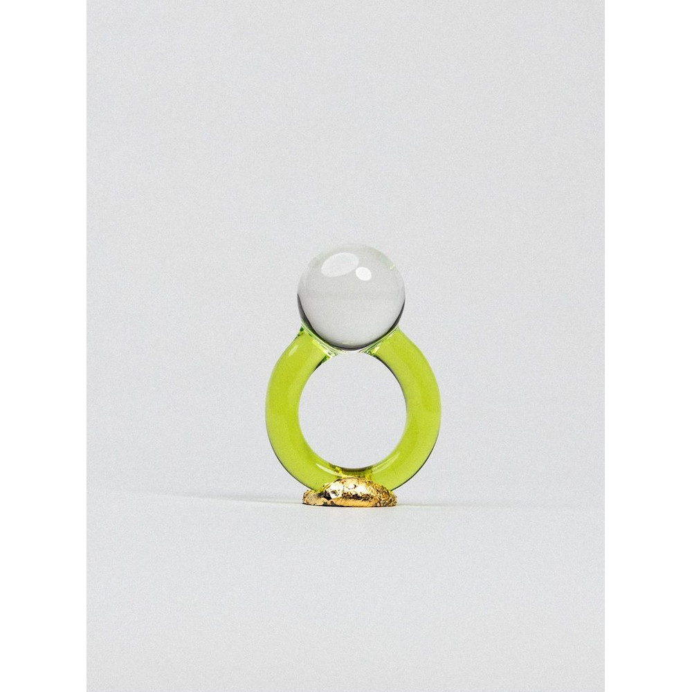 Lime Orb Ring 1