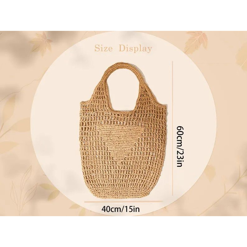 Personalized Beach Tote BagBeach Straw BagBridal Shower BagBachelorette Party Gift BagCustom Initia 3