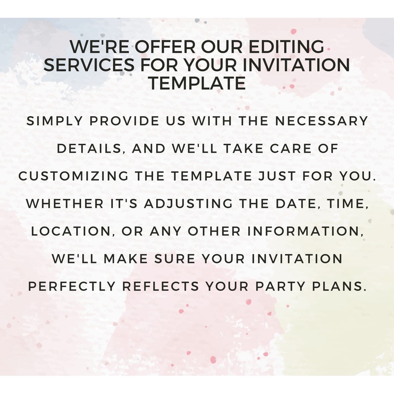 My Melody Kawaii Neon Roller Skating Birthday Invitation Fun Adorable Design 6