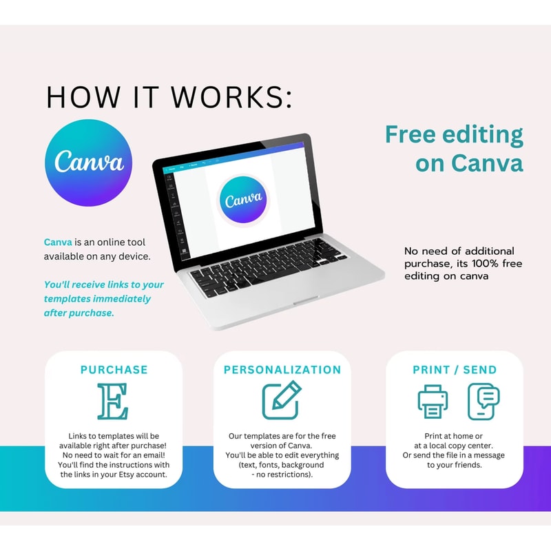 Hello Kitty Pink Watercolor Pool Birthday Invitation 7