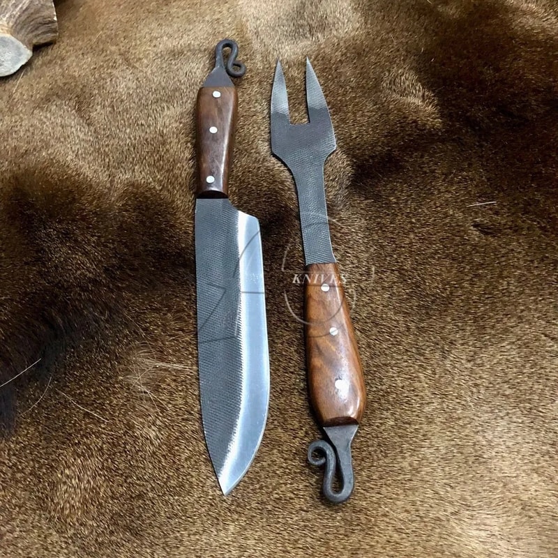 Carving Set Knife Fork 2