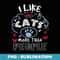 Cat Lover I Like Cats More Than People - Sublimation PNG File