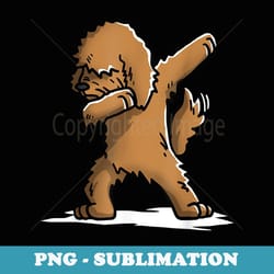 funny dabbing goldendoodle dog dab dance - sublimation digital download