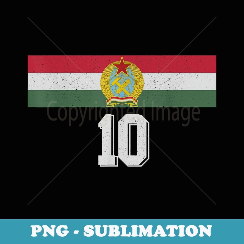 Hungary or Magyar Retro Design for Football or Soccer Fans - Creative Sublimation PNG Download