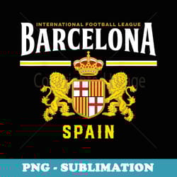 barcelona catalonia spain barcelona espana football souvenir - premium sublimation digital download