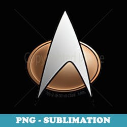 star trek tng command emblem - instant sublimation digital download