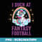 I Suck at Fantasy Football Punishment Unicorn Rainbow Loser - Aesthetic Sublimation Digital File