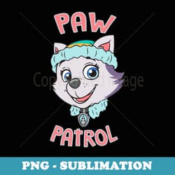 paw patrol everest face - sublimation png file