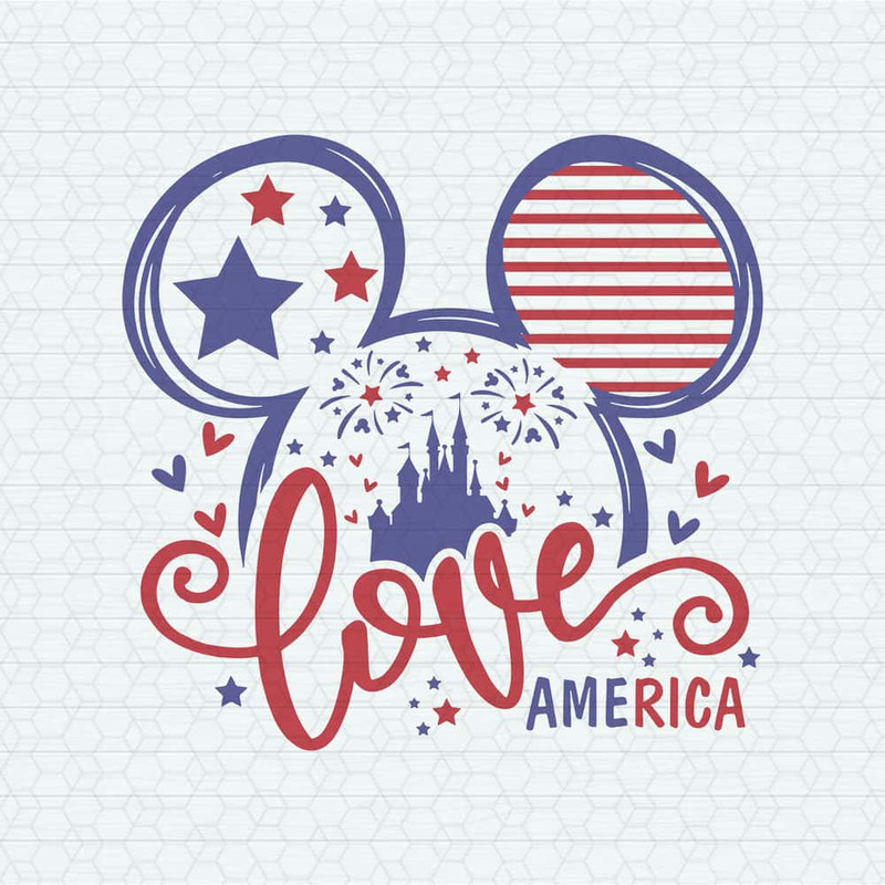 Mouse American Babe SVG Minnie Mouse Castle America Babe SVG.jpg