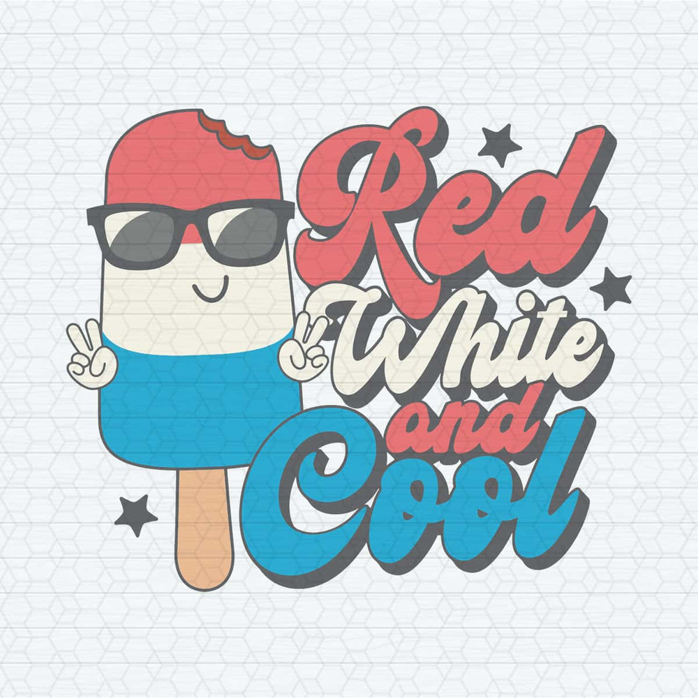 Red White And Cool American Popsicle SVG.jpg