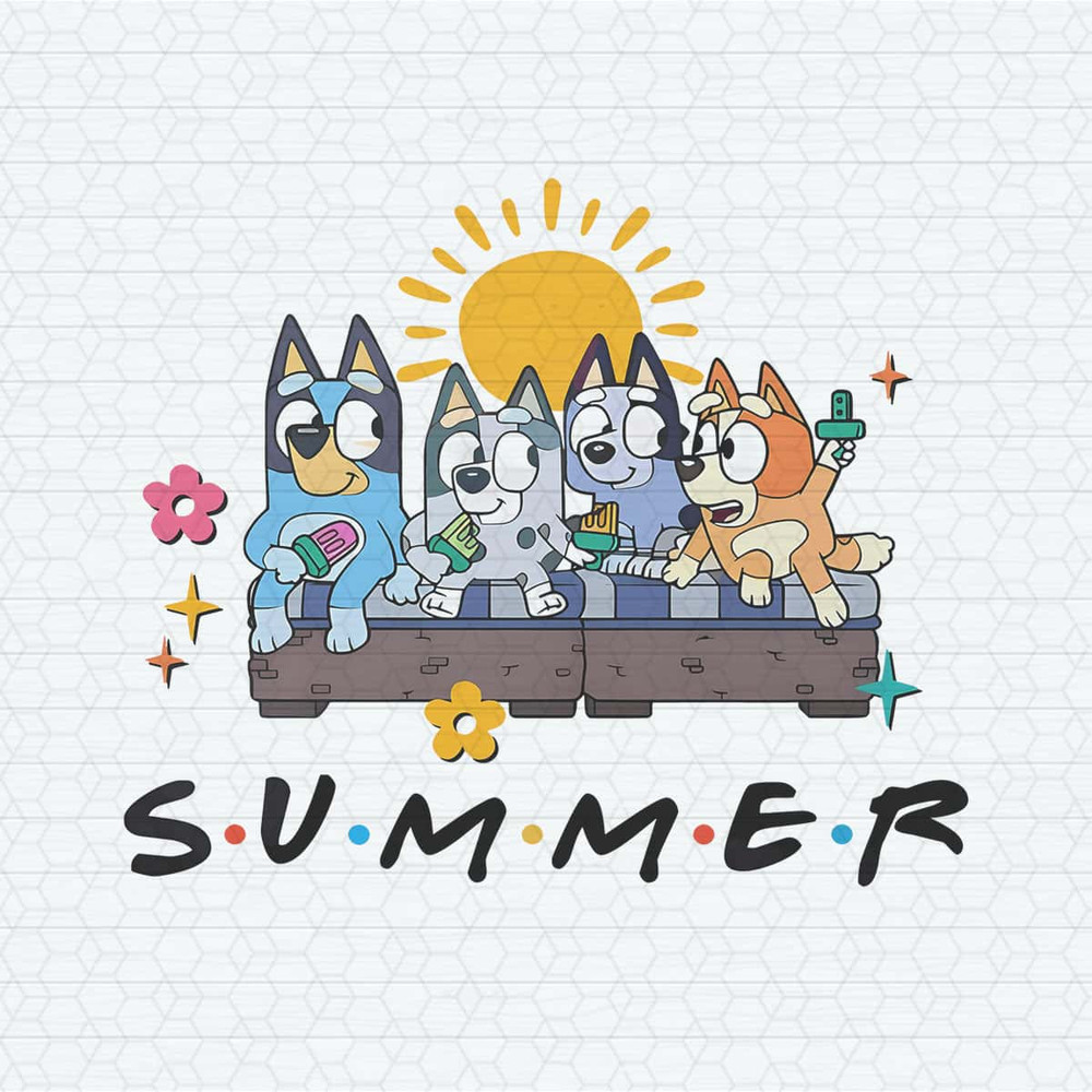 Bluey Friends Summer Vacation Cartoon PNG.jpg