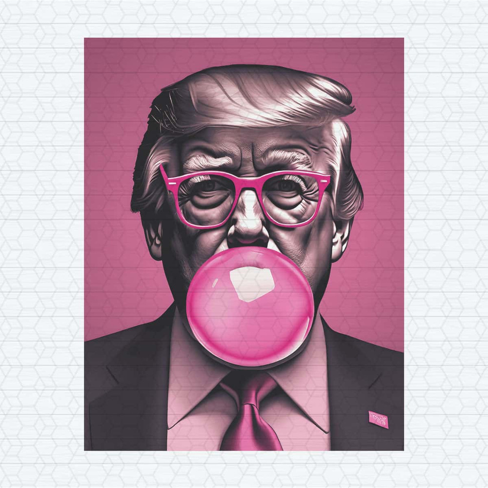 Trump Pink Bubblegum Sarcastic Trump PNG.jpg
