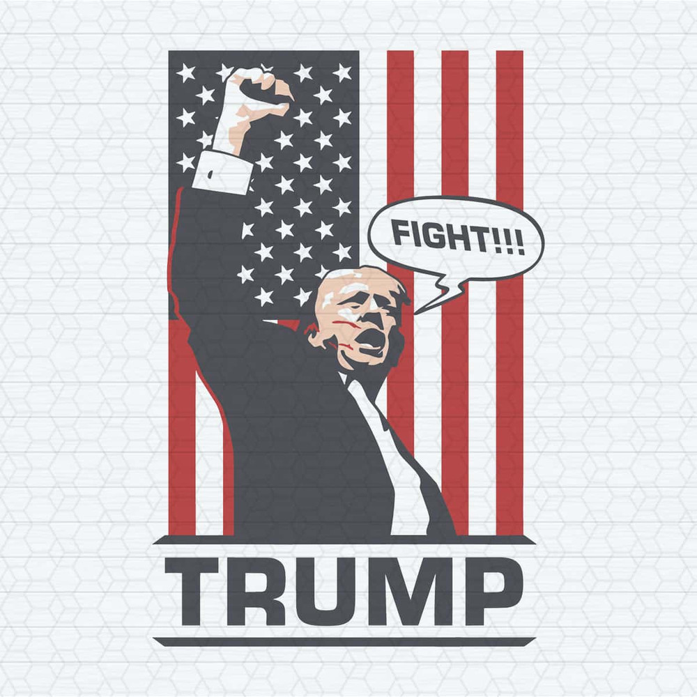 Donald Trump Fight Election 2024 US Flag SVG.jpg