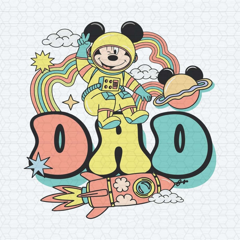 Cute Mickey Mouse Dad Astronaut SVG.jpg