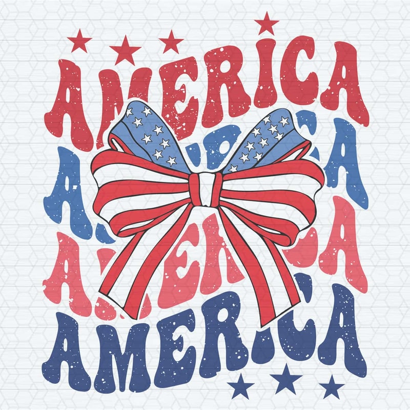 Retro America Ribbon Bow USA Flag PNG.jpg