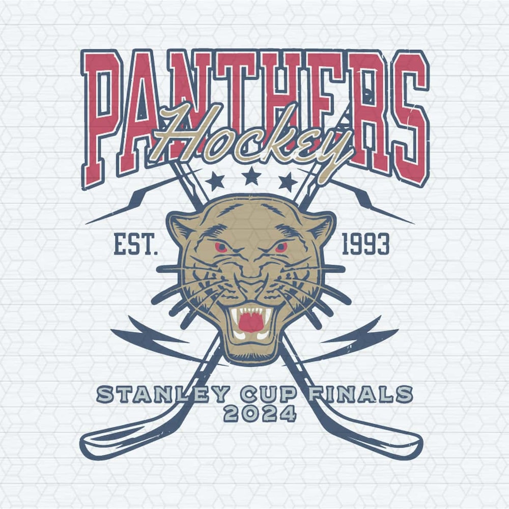 Vintage Panthers Hockey Stanley Cup Finals 2024 SVG.jpg
