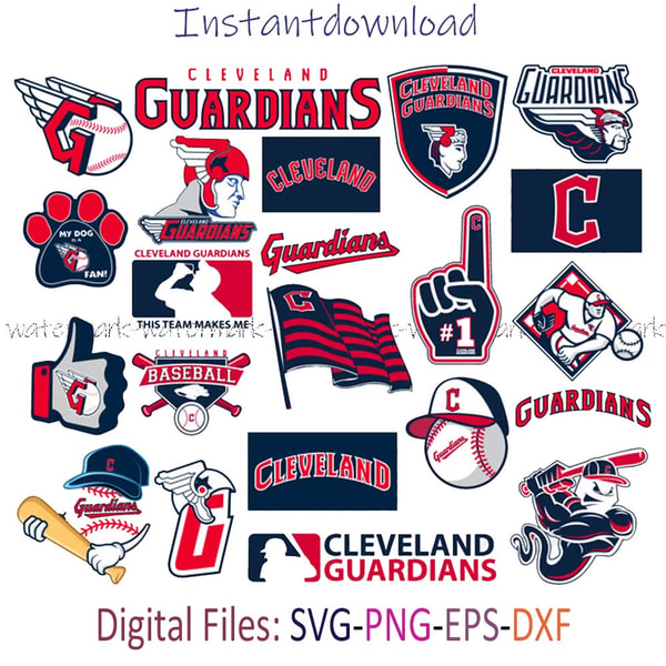 Guardian Logo Sticker Cleveland Guardians Logo SVG, Guardians PNG, Cleveland Guard | Inspire ...