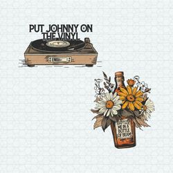 zach bryan put johnny on the vinyl png